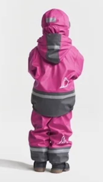 Didriksons Boardman Fodrat Regnställ Färg Rosa