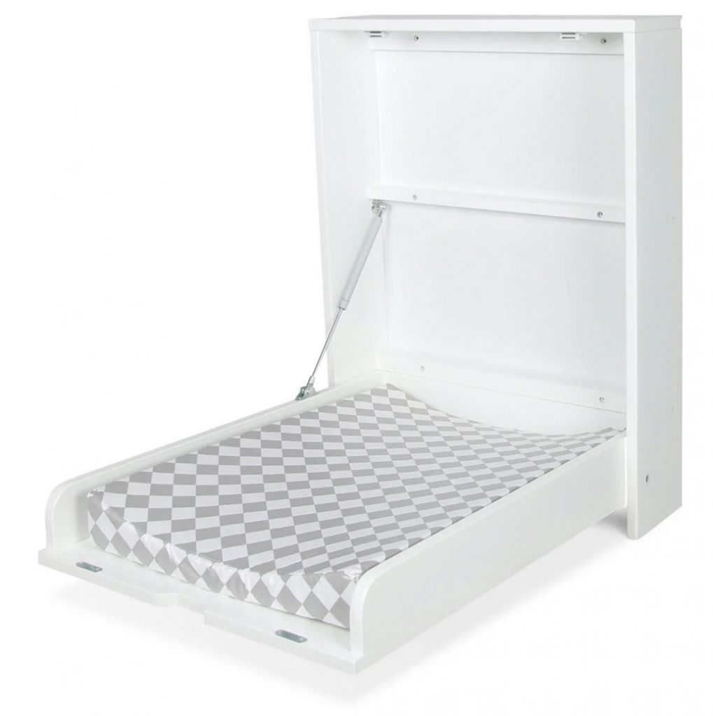 JLY Väggskötbord Dream vit färg med skötbädd