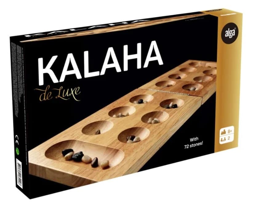 Kalaha sällskapsspel för barn från Alga med stenar