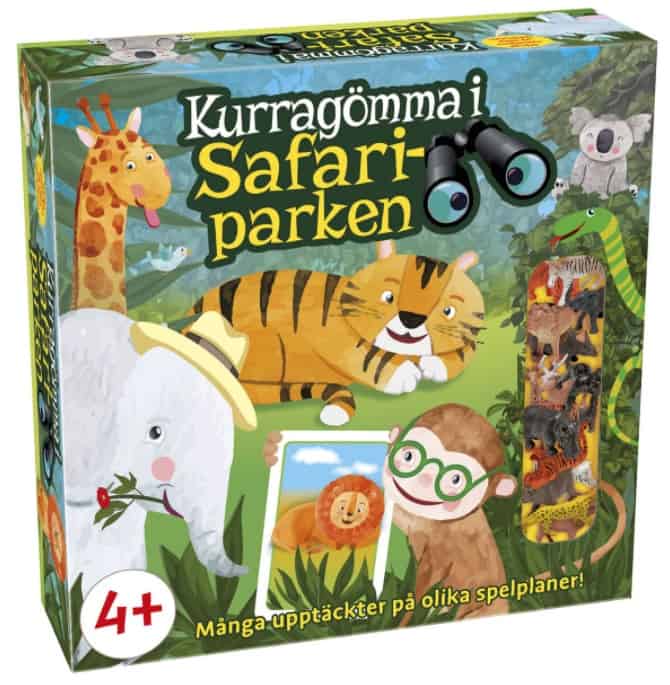 Kurragömma i Safariparken Barnspel