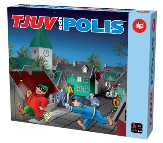 Tjuv och Polis Brädspel för barn
