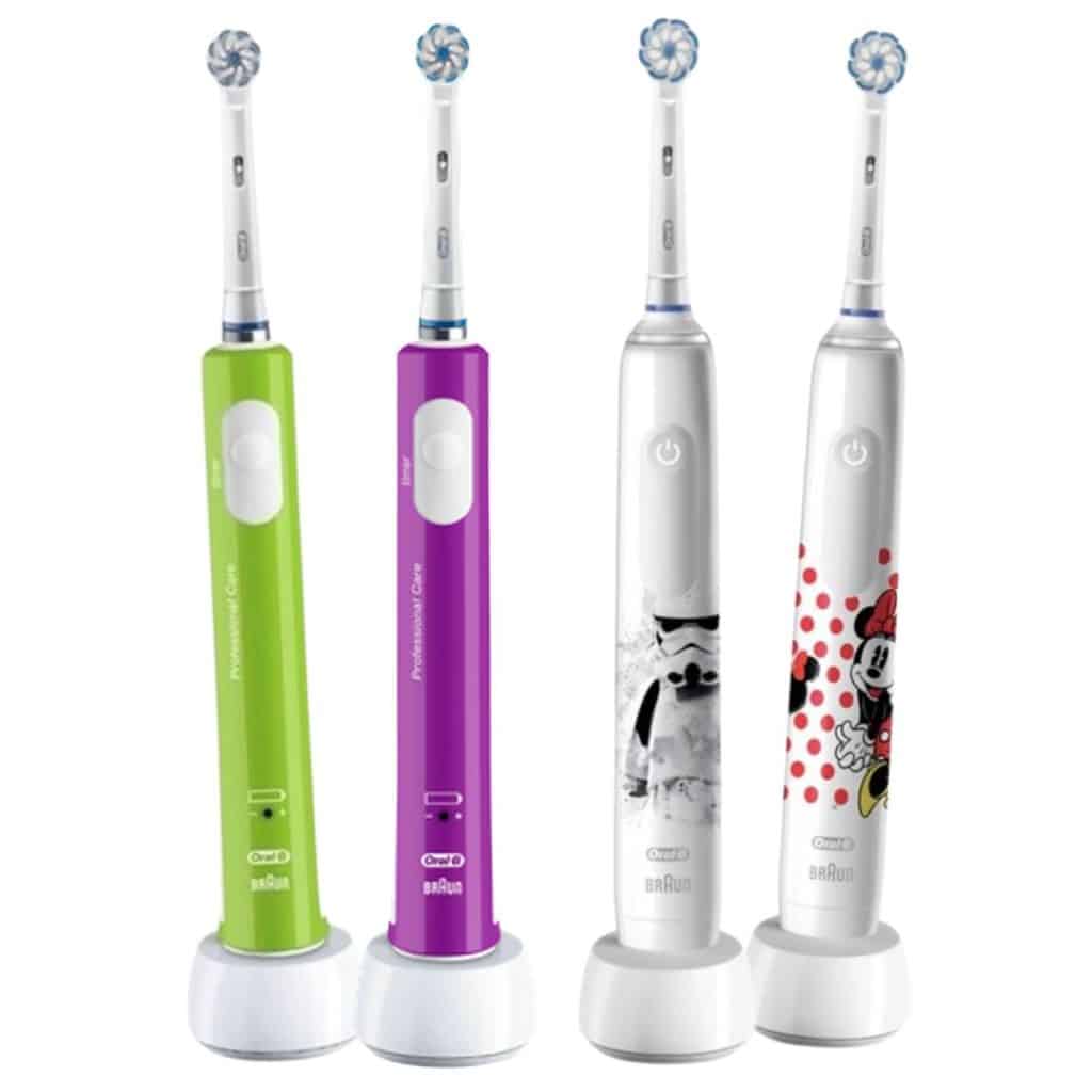 Oral B Junior eltandborste 6+, fyra stilar