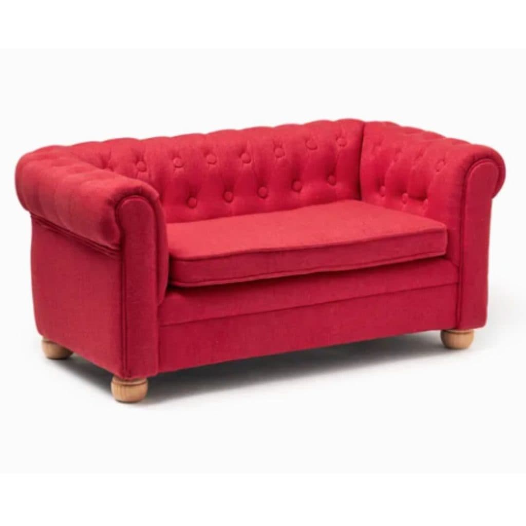 Kids Concept Chesterfield barnsoffa röd 