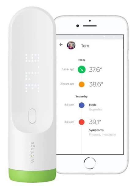 Withings Thermo Kontaktlös Febertermometer