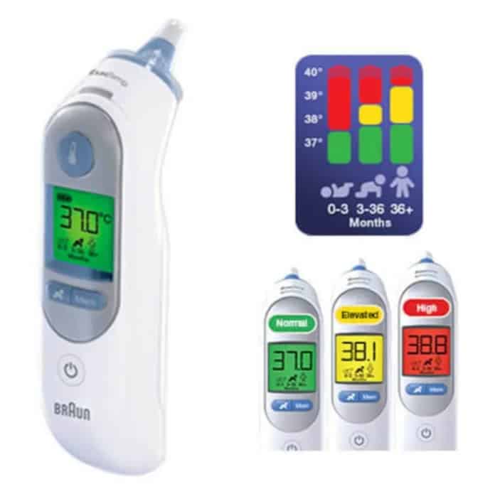 Braun Thermoscan 7 irt 6520 febertermometer