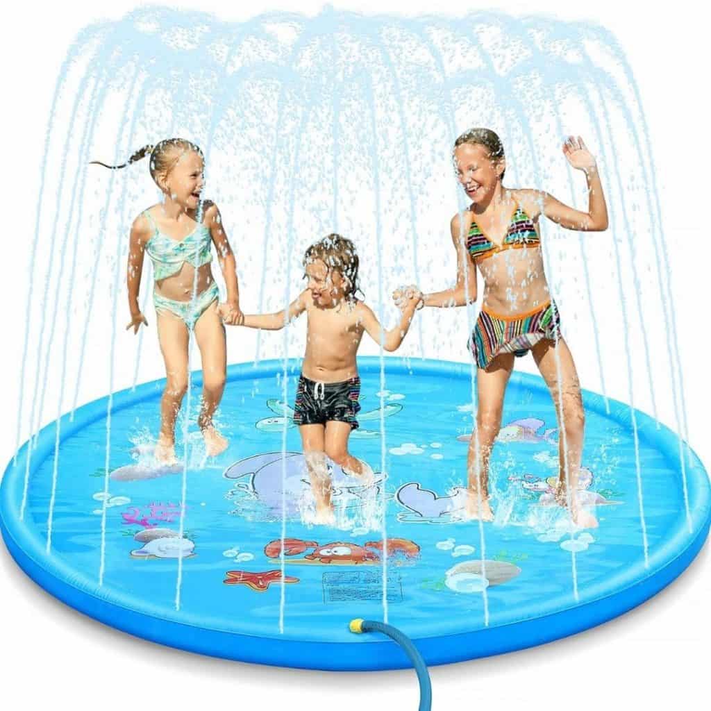 Sprinkle and Splash Lekmatta med vattenspridare