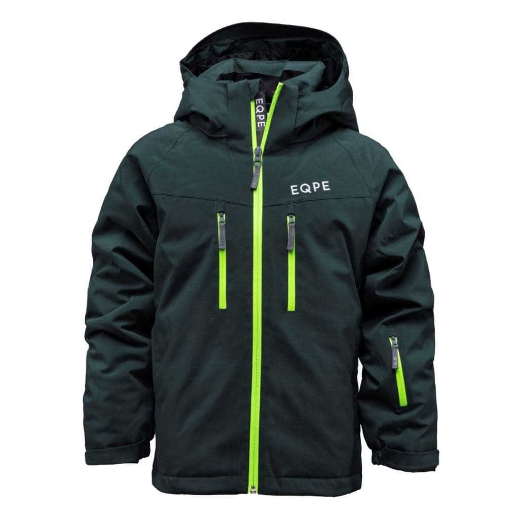EQPE Qanuk Ski Jacket 2.0 JR grön jacka