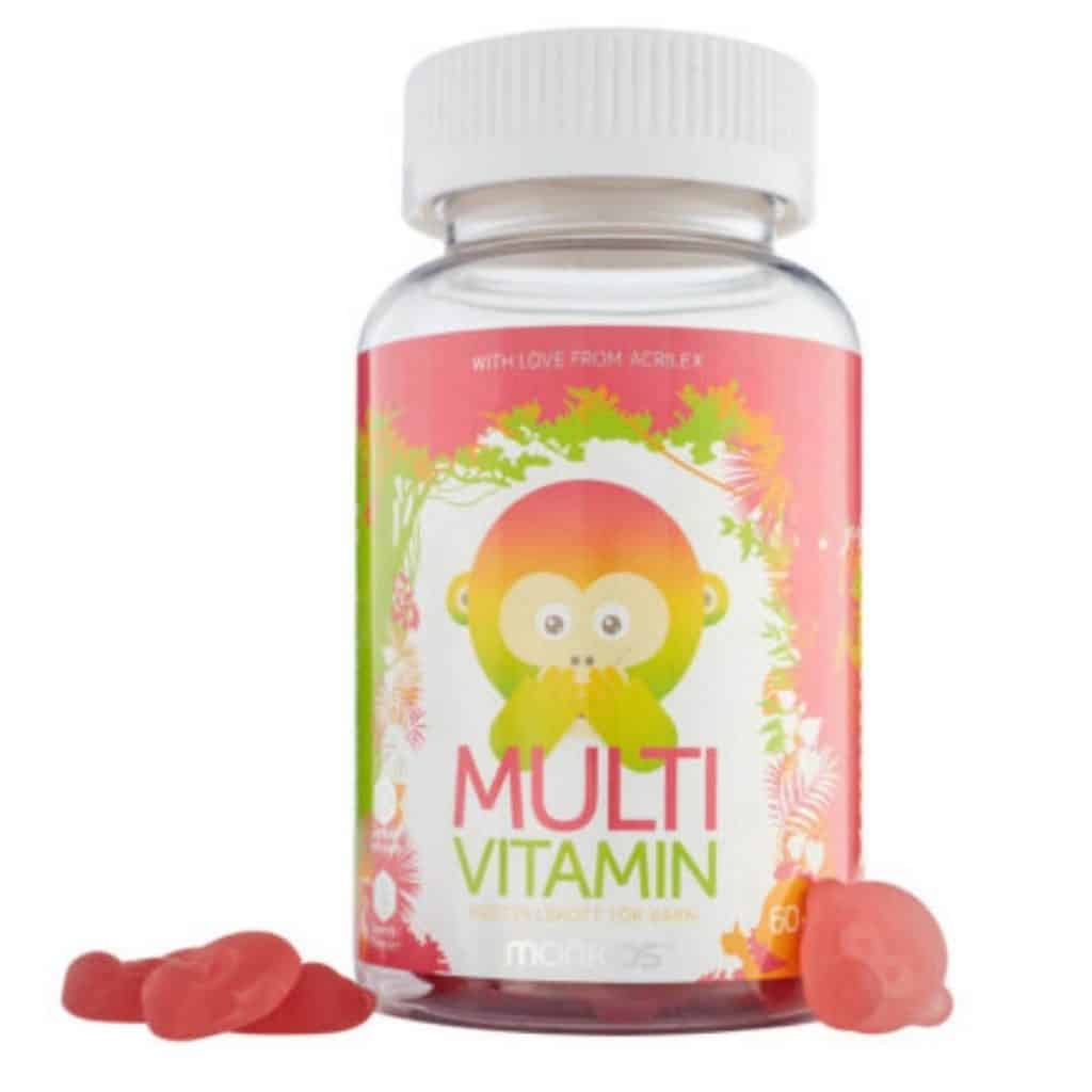 Monkids™ Multivitamin (hallonsmak)