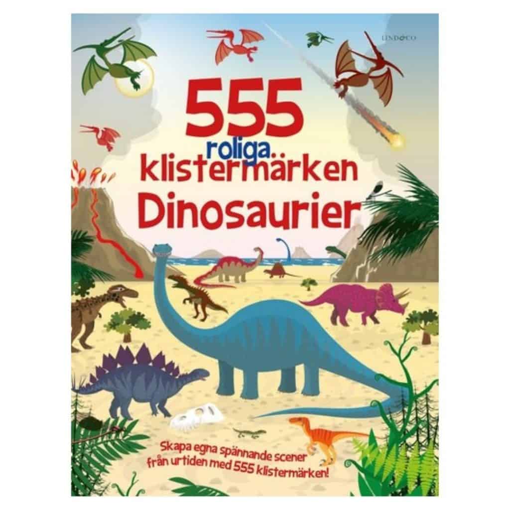 555 roliga klistermärken dinosaurier