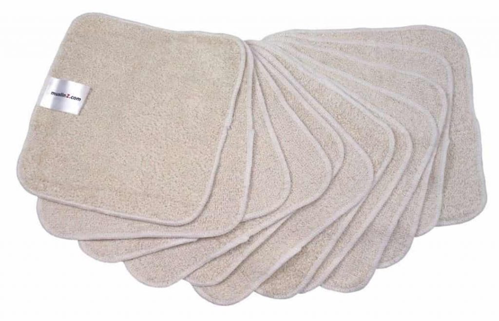 MuslinZ Bamboo Cotton Terry Wipes