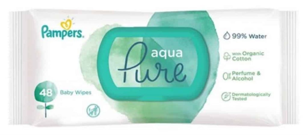 Pampers Aqua Pure Våtservetter