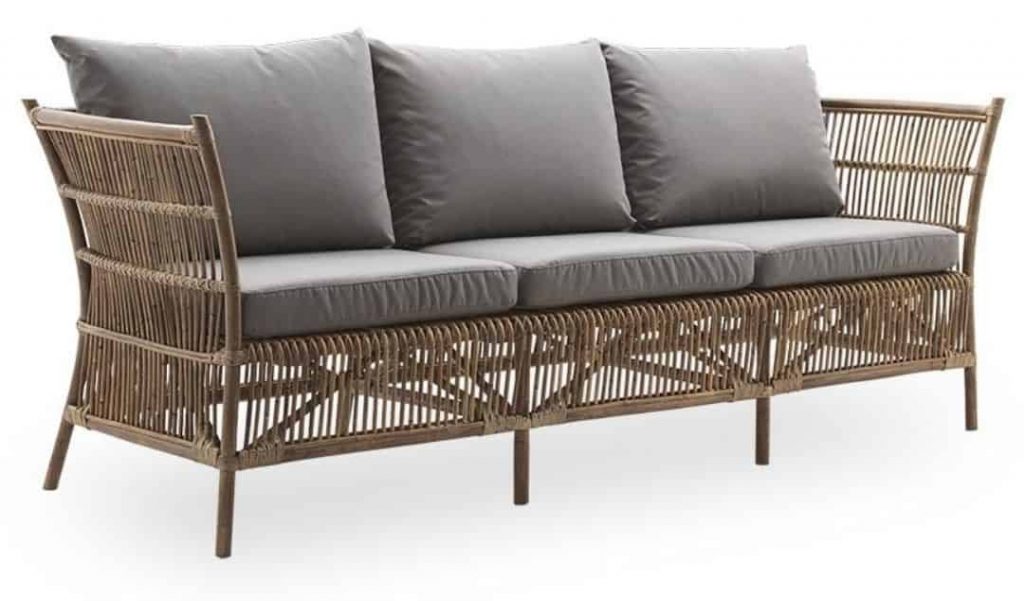 Rottingsoffa Donatello 3-pers Sika-design