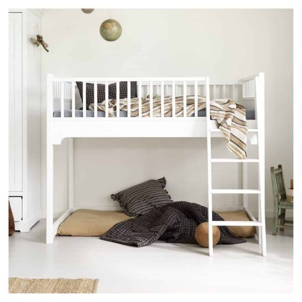 Junior halvhög Loftsäng Seaside, Oliver Furniture