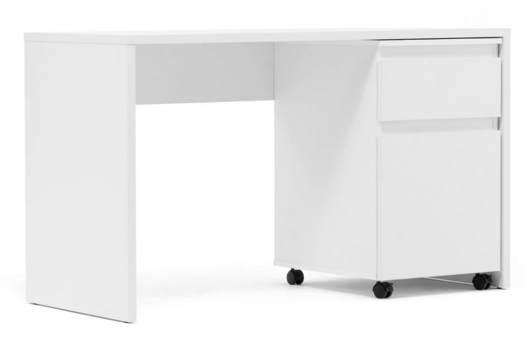 Homestyle4U Skrivbord med förvaringsskåp