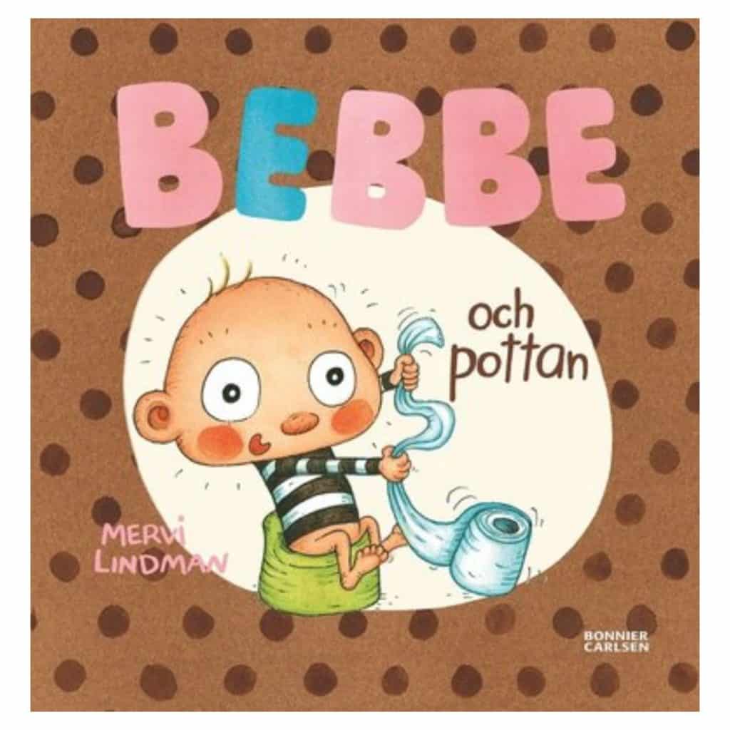 Bebbe och pottan bok med bebis på omslaget