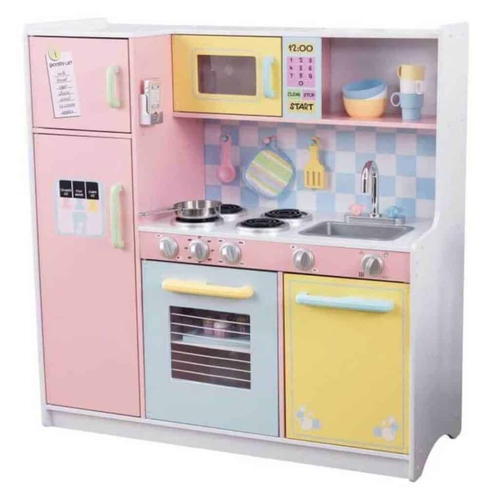Kidkraft Barnkök Large Pastell Kitchen med många fina färger