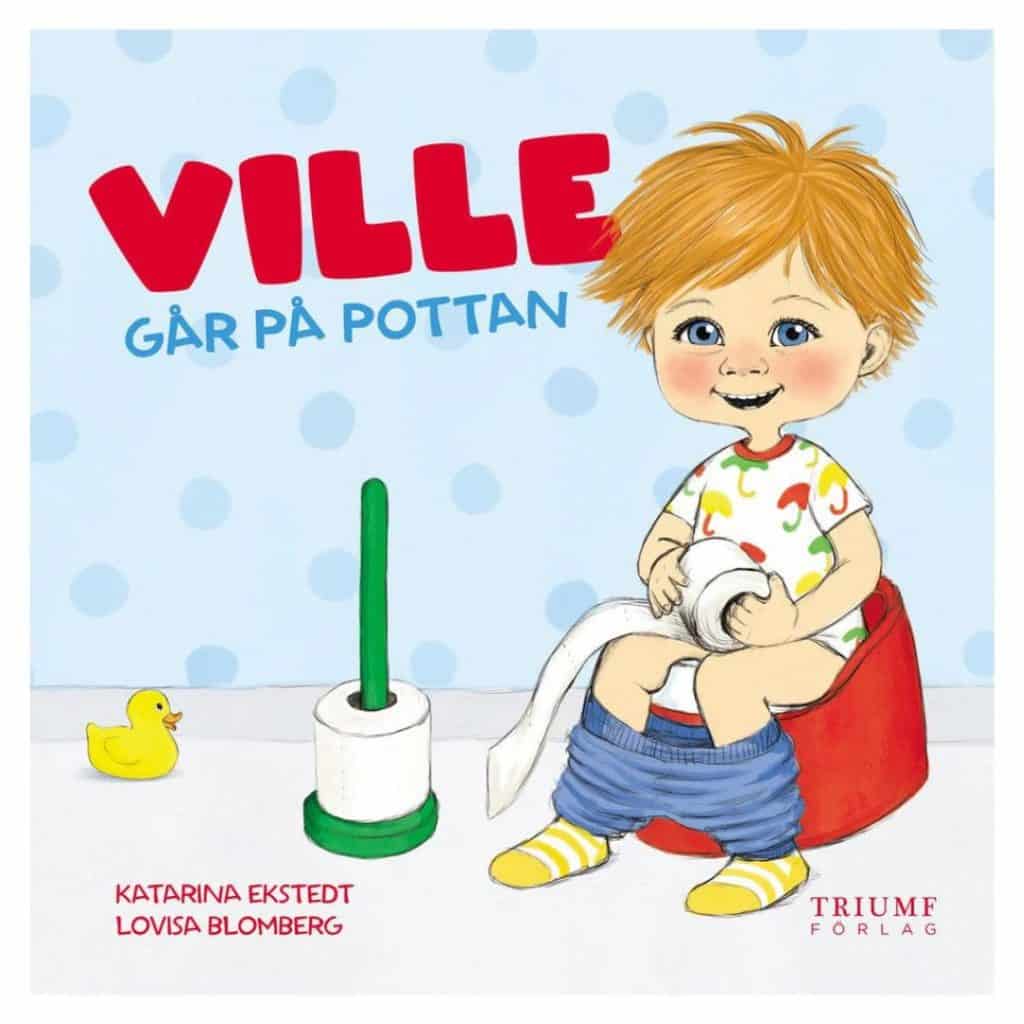 Ville går på pottan omslaget till boken