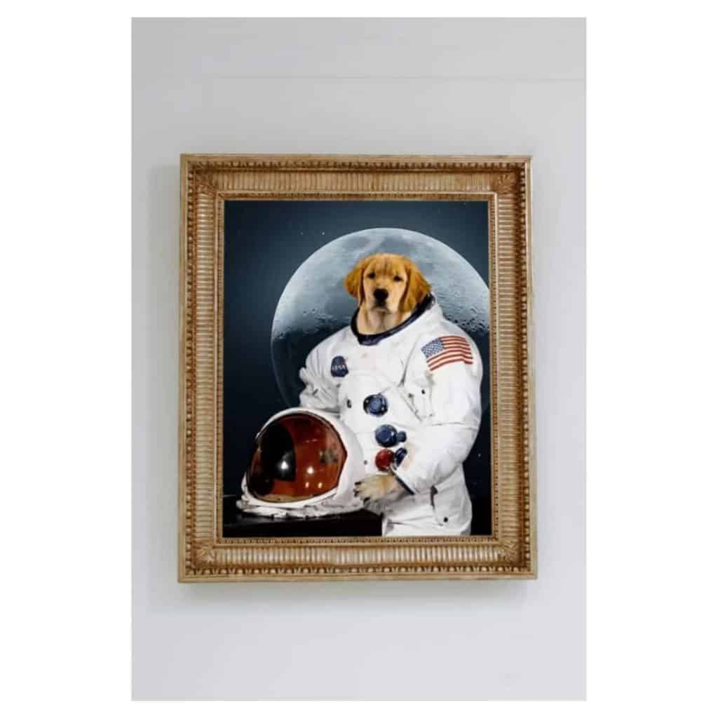 Animal Praise hundtavla astronaut