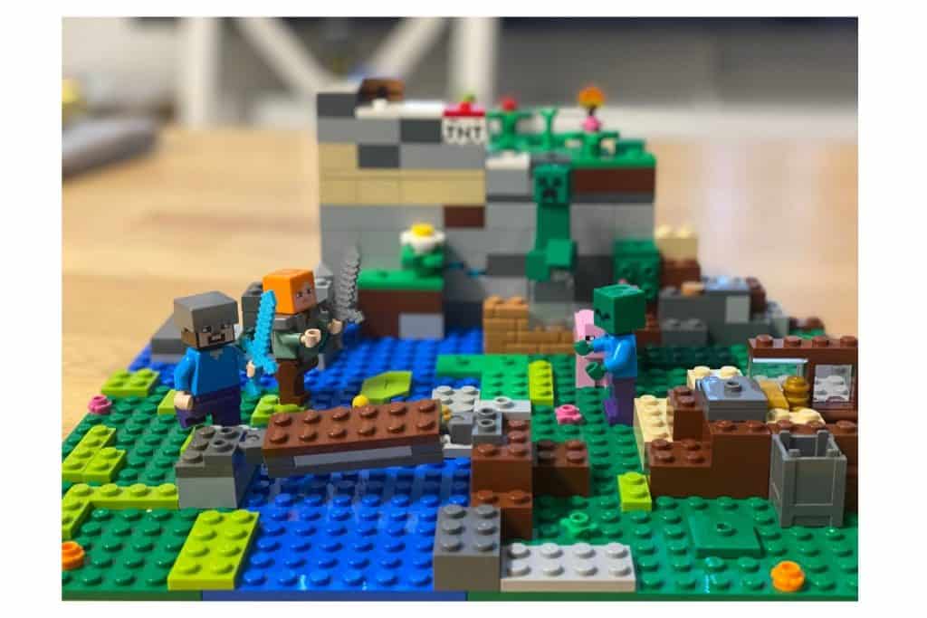 LEGO Minecraft hemmagjort bygge