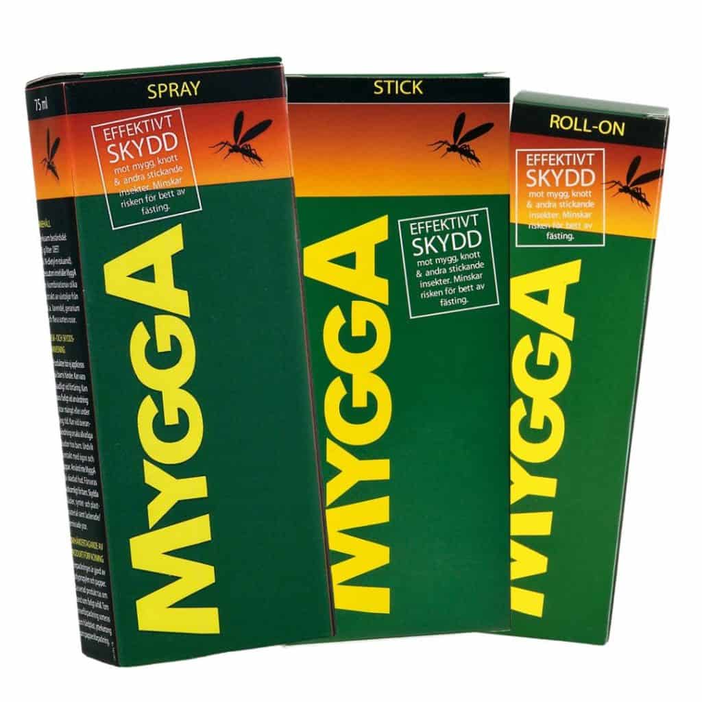 Mygga myggmedel 3 produkter