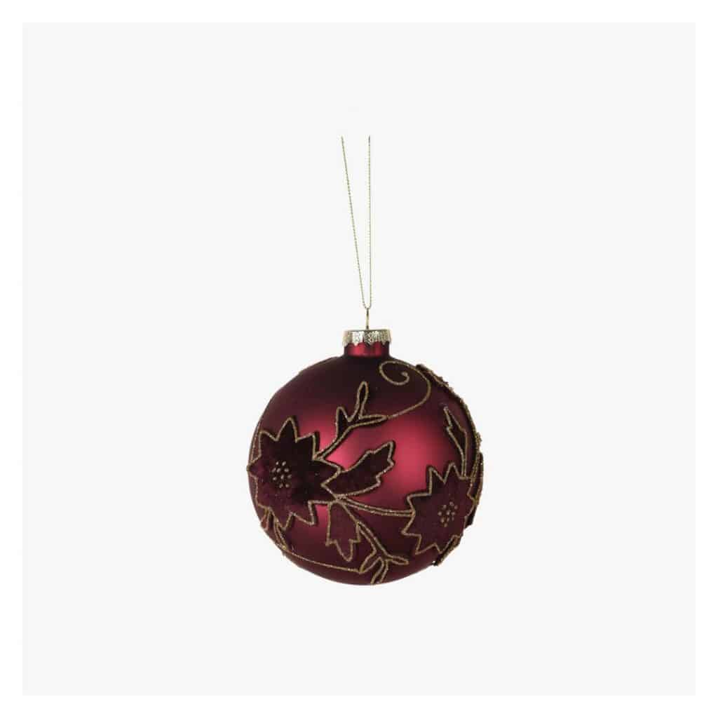 Julgranskula burgundy