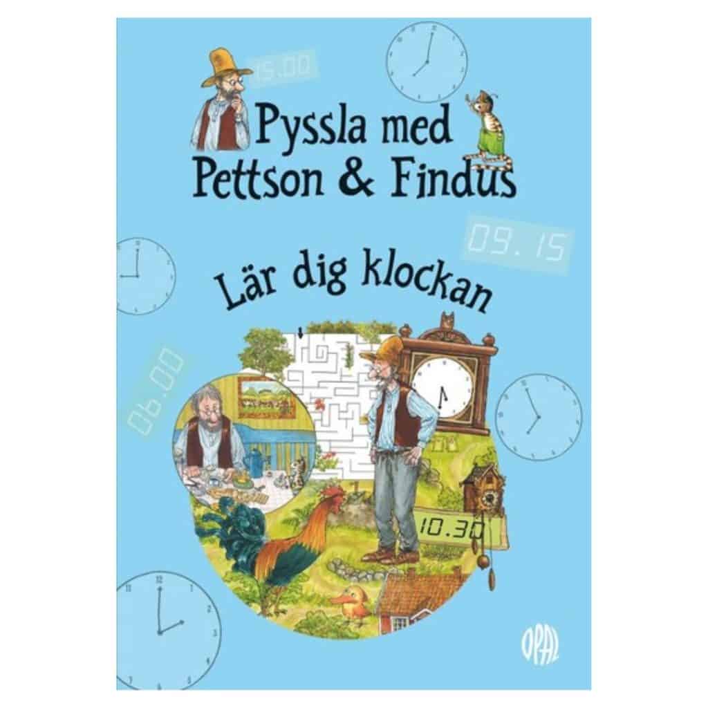 Lär dig klockan med Pettson och Findus
